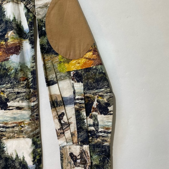 NEW Size S Mens Cremieux Long Sleeve Button Down Shirt Cotton Gamekeeper Fishing - Picture 3 of 9